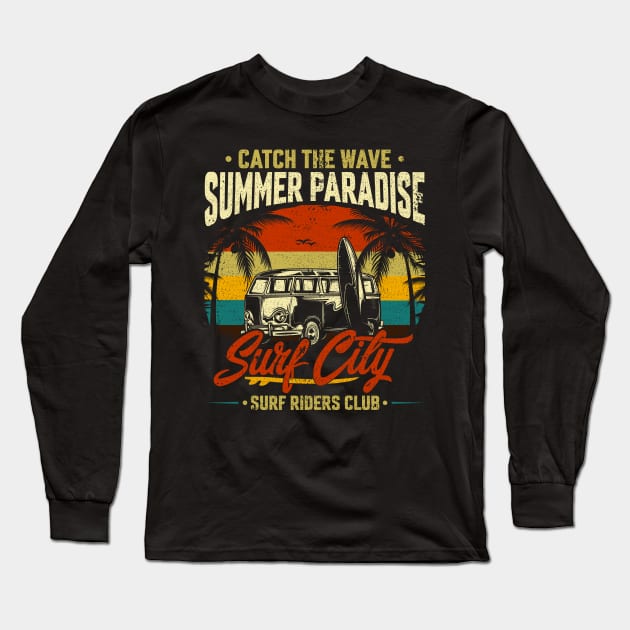 Vintage Surf Riders Club Long Sleeve T-Shirt by Banned Books Club